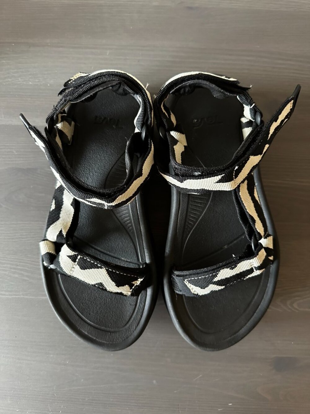 Teva Hurricane XLT Ampsole Sandals black white 6 - Picture 4 of 6